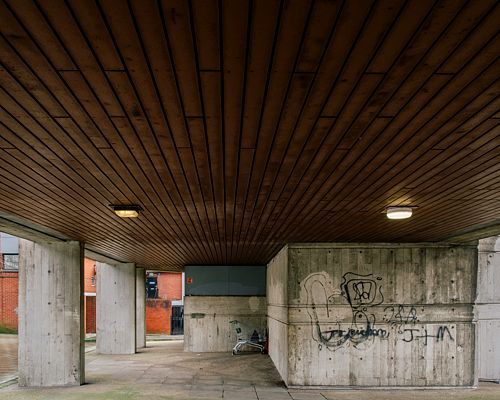 Frobisher House brutalist underpass, Isle of Wight — Trolleyed series, LensCulture Editor's Pick 2026, M.P. Osborne ARPS