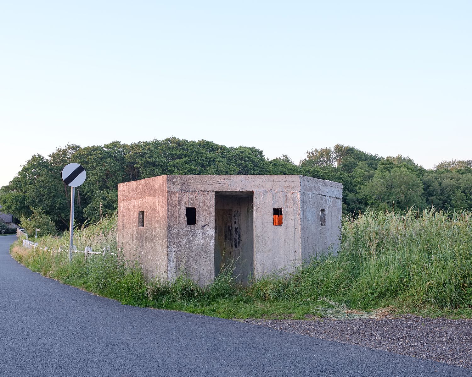 Type 22 pillbox, Freshwater Causeway, Isle of Wight, Forgotten History series, fine art print, M.P. Osborne ARPS